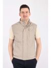 GILET VINCIT GEOX DA UOMO BEIGE