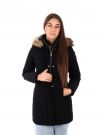 PARKA CON CAPPUCCIO YES-ZEE DONNA NERO