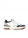 SNEAKERS CHESTER PEPE JEANS UOMO BIANCO-BLU