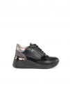 SNEAKERS CON ZEPPA KEYS DONNA NERO