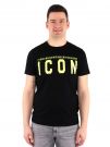 T-SHIRT MANICA CORTA ICON UOMO NERO