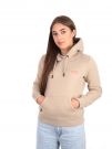 FELPA CON CAPPUCCIO SUPERDRY DONNA BEIGE