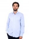 F.B. CAMICIA ML - AZZURRO