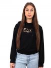 FELPA CON CAPPUCCIO TRAIN TRACKSUIT EA7 DONNA NERO