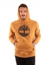 FELPA CON CAPPUCCIO E LOGO TIMBERLAND UOMO GIALLO