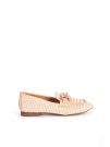 MOCASSINO IN RAFFIA CLYO' DONNA NUDO