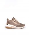 SNEAKERS CON ZEPPA KEYS DONNA TAUPE