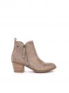 STIVALETTO CON ZIP REFRESH DONNA TAUPE