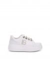 SNEAKERS CON STRASS LAURA BIAGIOTTI DONNA BIANCO