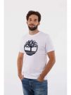 T-SHIRT STAMPA LOGO TIMBERLAND UOMO BIANCO