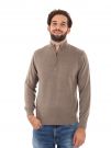 MAGLIA CON MEZZA ZIP FB UOMO CASTORO