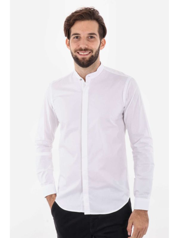 CAMICIA SINGAPORE FB UOMO BIANCO