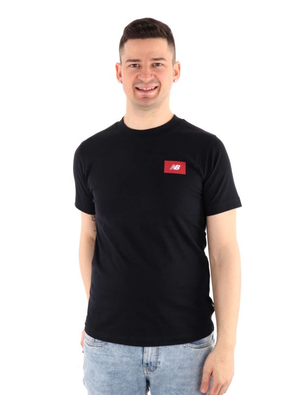 T-SHIRT MANICA CORTA NEW BALANCE DA UOMO NERO