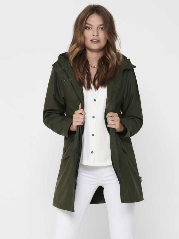 ONLY SALLY RAINCOAT - VERDE