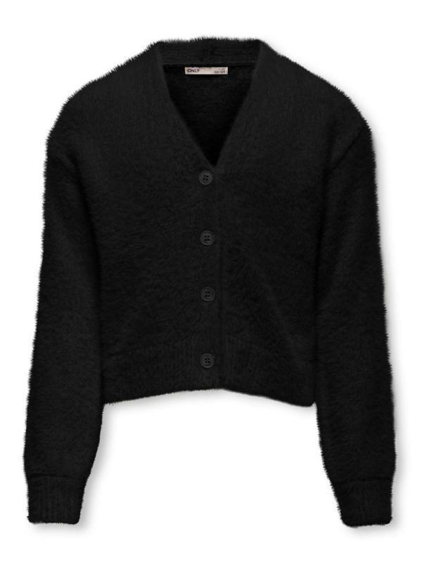 ONLY PIUMO L/S BUTTO - NERO