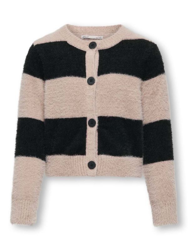 ONLY AMANDA CARDIGAN - NERO BEIGE