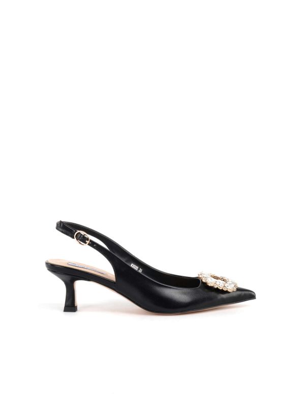 DÈCOLLETÉ SLINGBACK QUEEN HELENA DONNA NERO