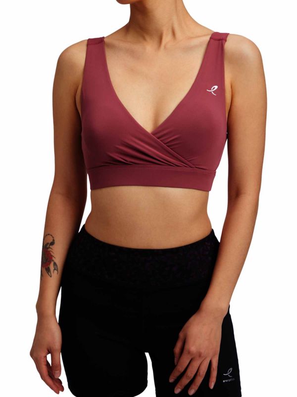 BRALETTE BYLLIE ENERGETICS DA DONNA BORDEAUX