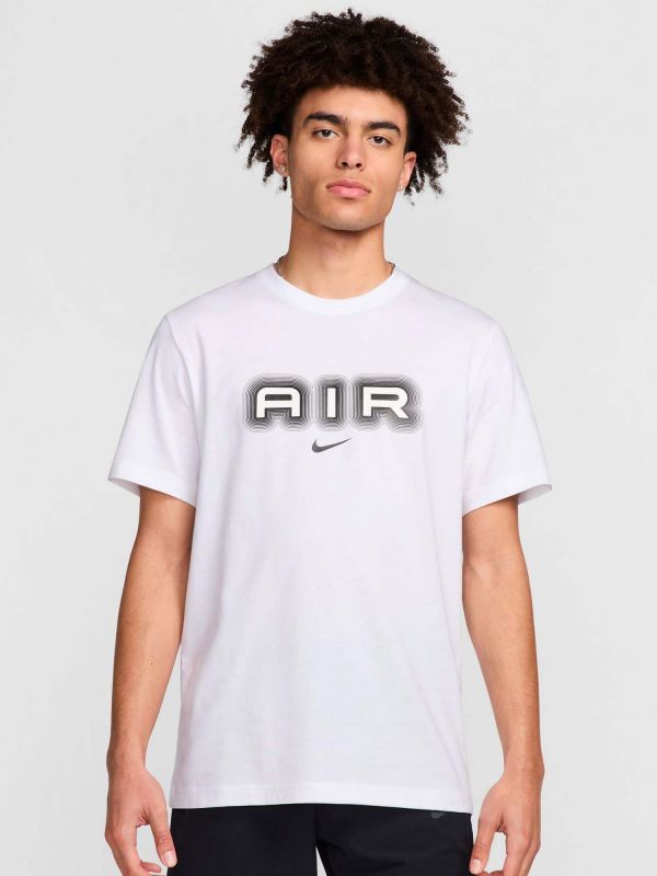 T-SHIRT MAXI LOGO NIKE DA UOMO BIANCO