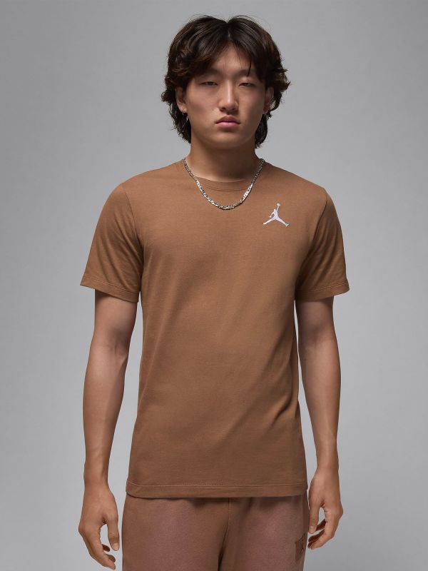 T-SHIRT MANICA CORTA JORDAN DA RAGAZZO NOCCIOLA