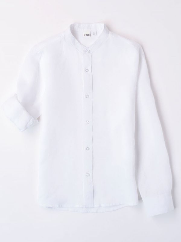 IDO CAMICIA LINO - BIANCO