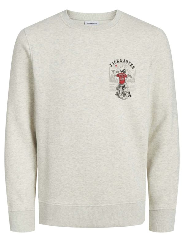 JACK&JONES SKULL ROC - BIANCO