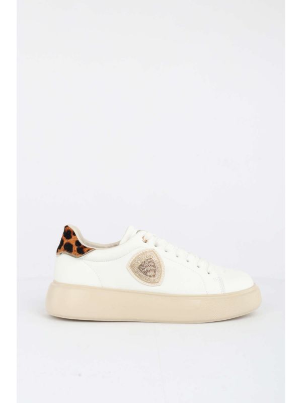 SNEAKERS VENUS BLAUER DONNA BIANCO ORO