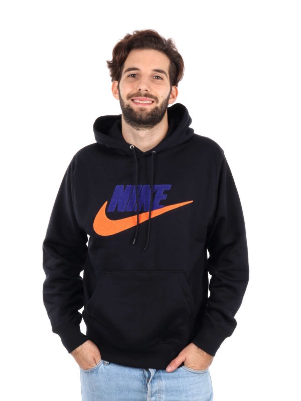 FELPA CLUB FLEECE NIKE UOMO NERO