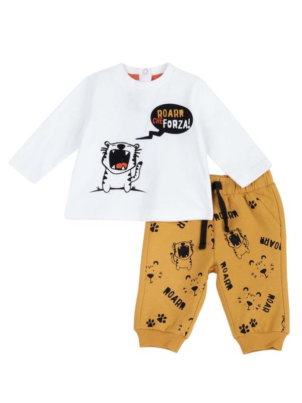 CHICCO SET T-SH+PANT - GIALLO