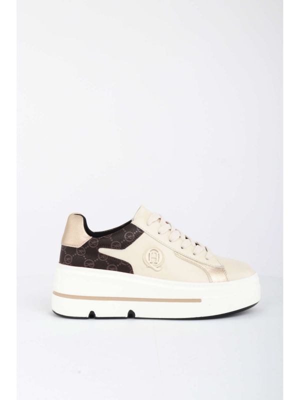 SNEAKERS ALTA QUEEN HELENA DONNA BEIGE