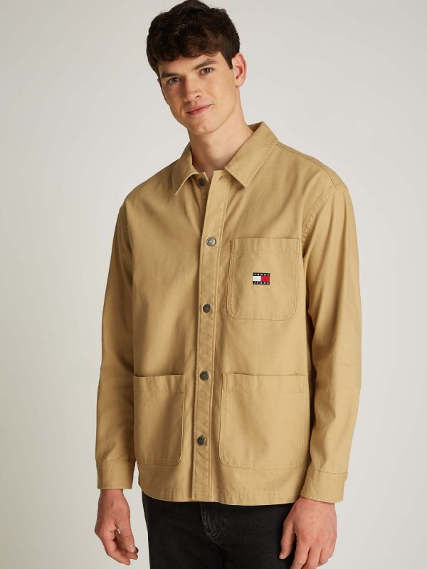 TOMMY H ESS. OVERSHI - BEIGE