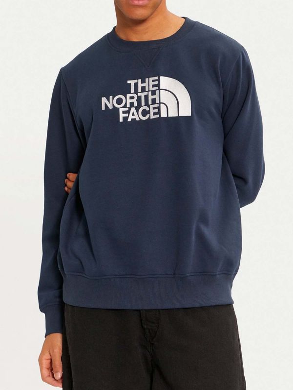 FELPA DREW PEAK CREW THE NORTH FACE UOMO BLU