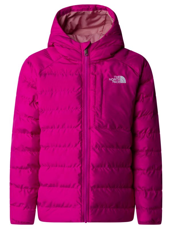 GIUBBINO CON CAPPUCCIO REVERSIBILE PERRITO THE NORTH FACE RAGAZZA FUXIA