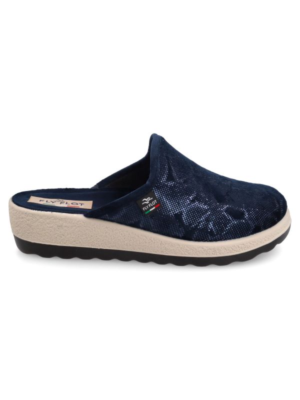 CIABATTA LAMINATA FLY FLOT DA DONNA BLU