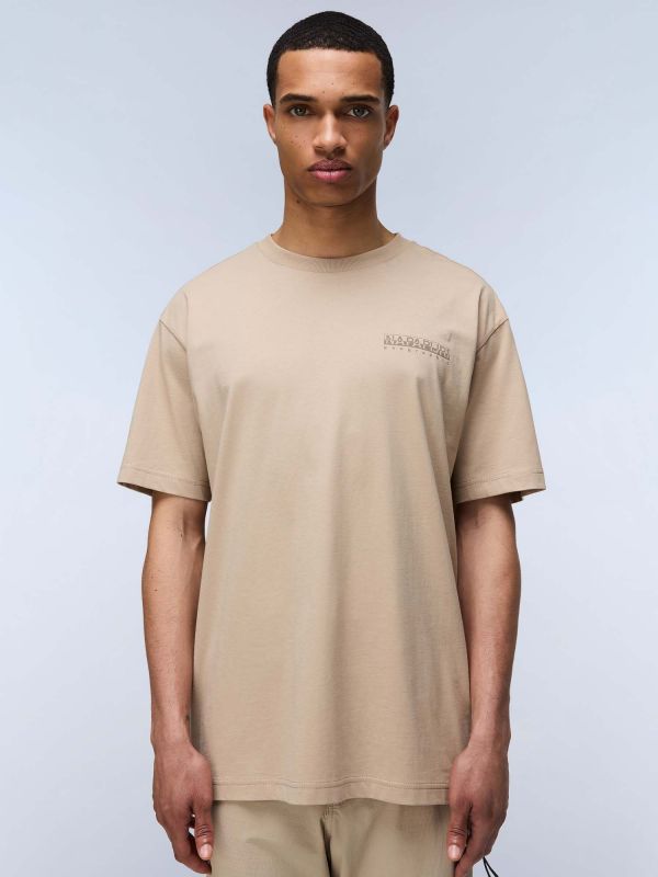 T-SHIRT ALBULA NAPAPIJRI UOMO BEIGE