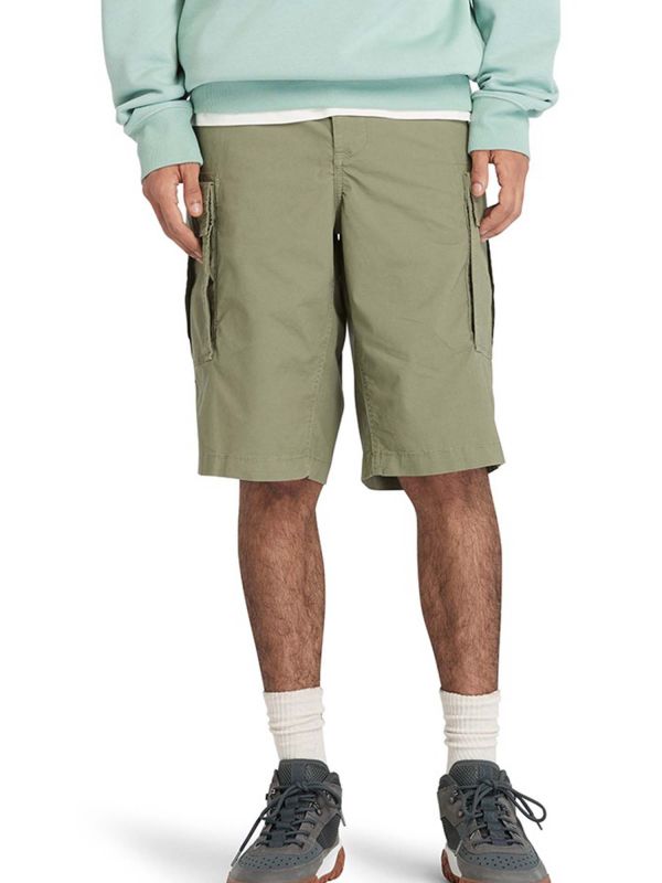 BERMUDA CON TASCONI TIMBERLAND DA UOMO VERDE MILITARE