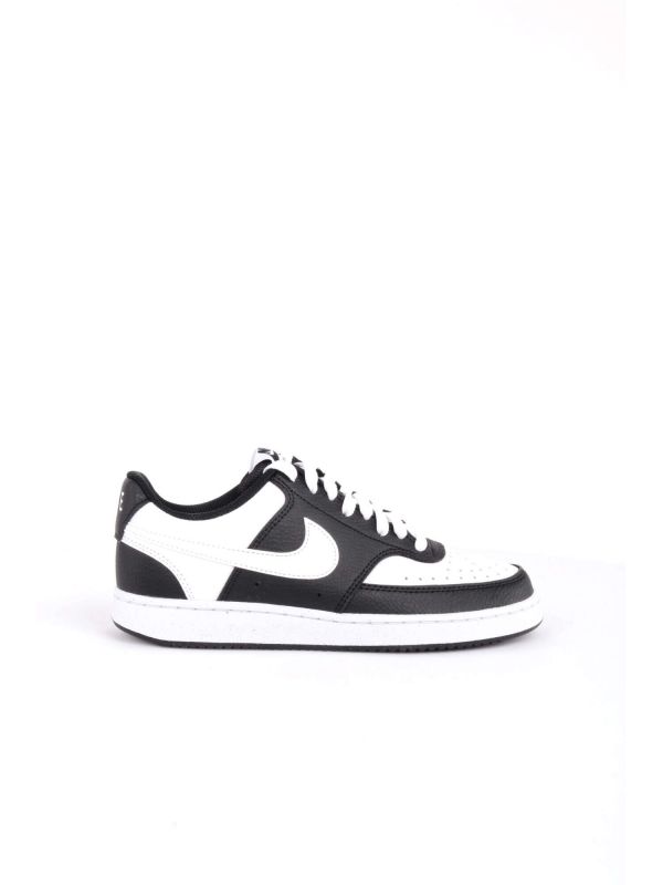 SNEAKERS COURT VISION LOW DONNA NERO-BIANCO