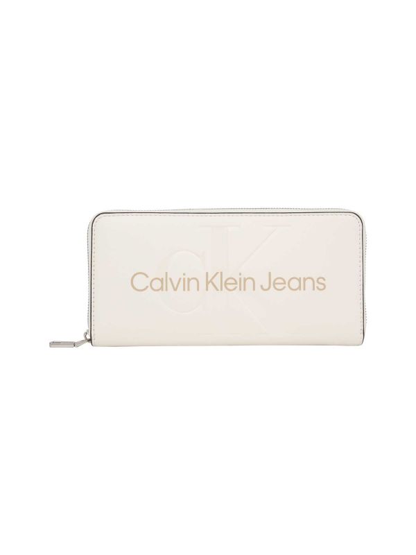 PORTAFOGLIO ZIP CALVIN KLEIN JEANS DONNA PANNA