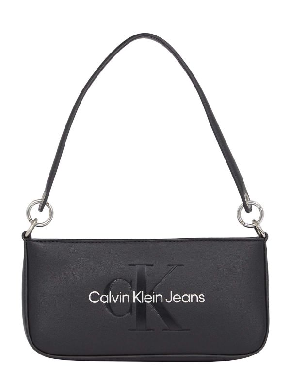 BORSA A SPALLA SCULPTED CALVIN KLEIN JEANS DONNA NERO