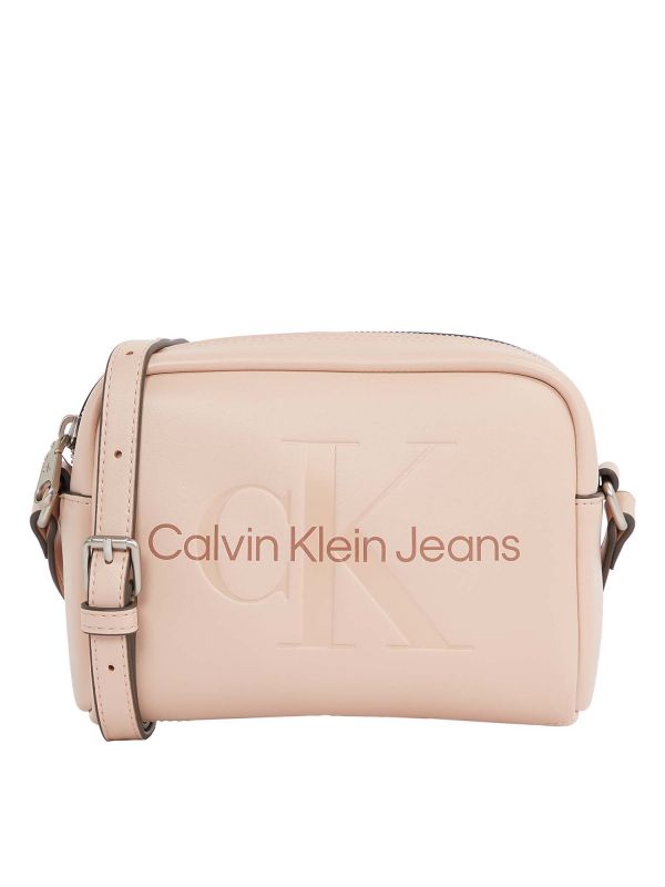 BORSA SCULPTED CAMERA B CALVIN KLEIN DONNA ROSA