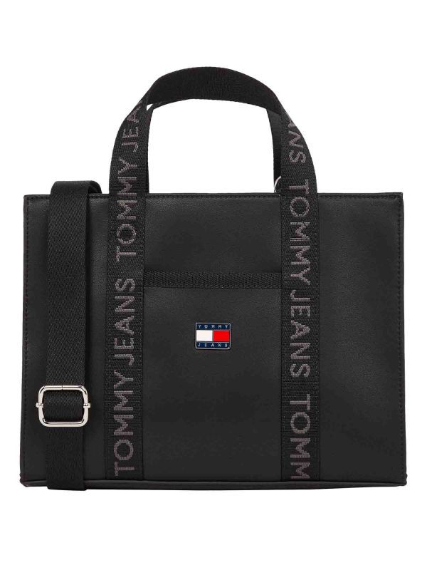 BORSA MINI DAILY TOTE TOMMY JEANS DONNA NERO