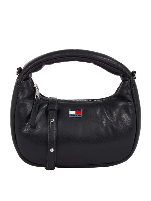 BORSA PILLOW HOBO TOMMY JEANS DONNA NERO