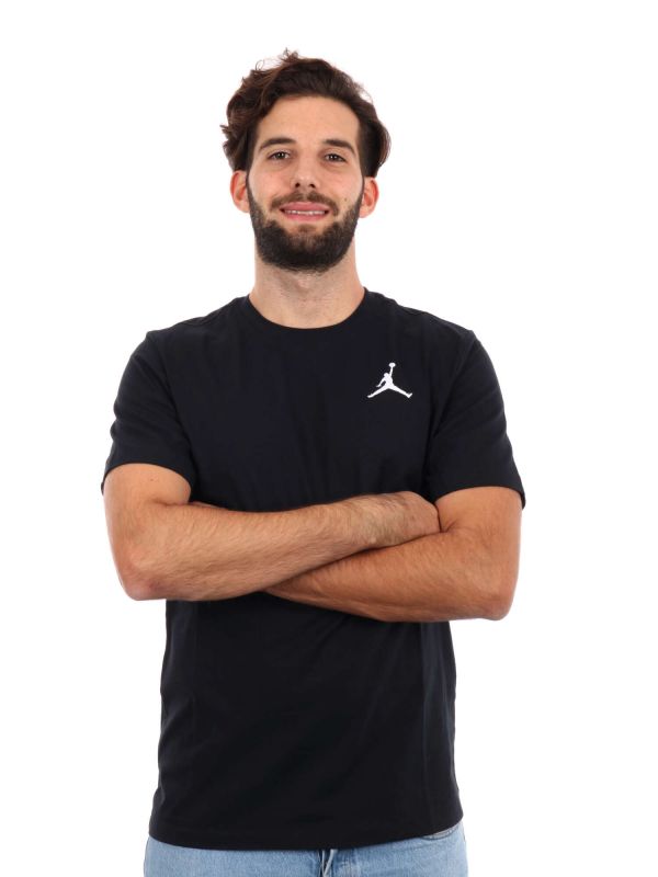 T-SHIRT MANICA CORTA JORDAN DA RAGAZZO NERO