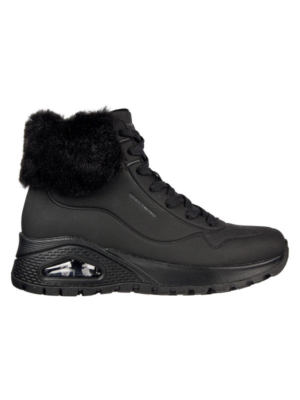 SCARPONCINO UNO RUGGED SKECHERS DA DONNA NERO