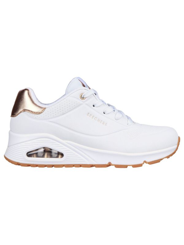 SNEAKERS UNO SKECHERS DONNA BIANCO