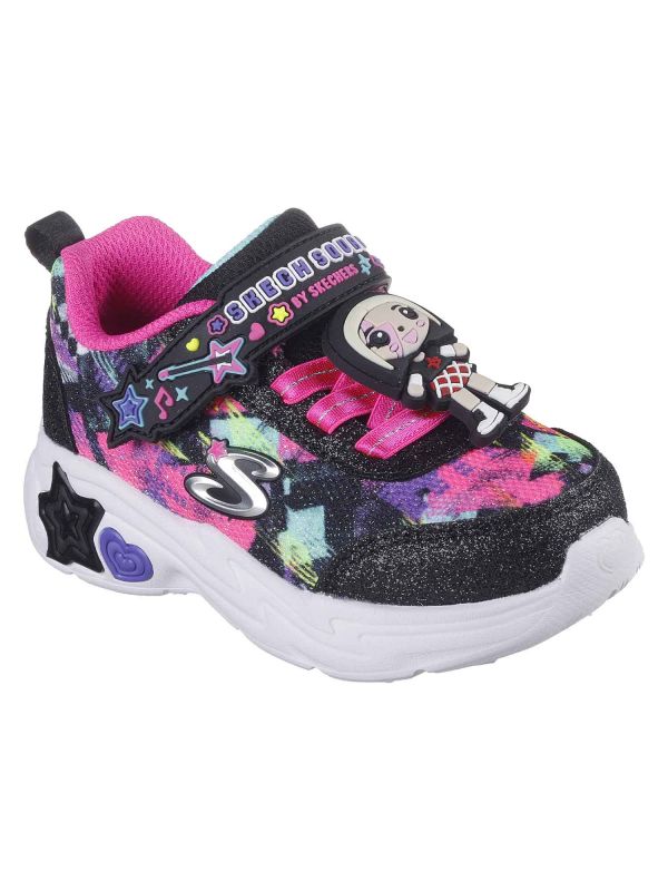 SNEAKERS SNUGGLE SKECHERS BAMBINA NERO