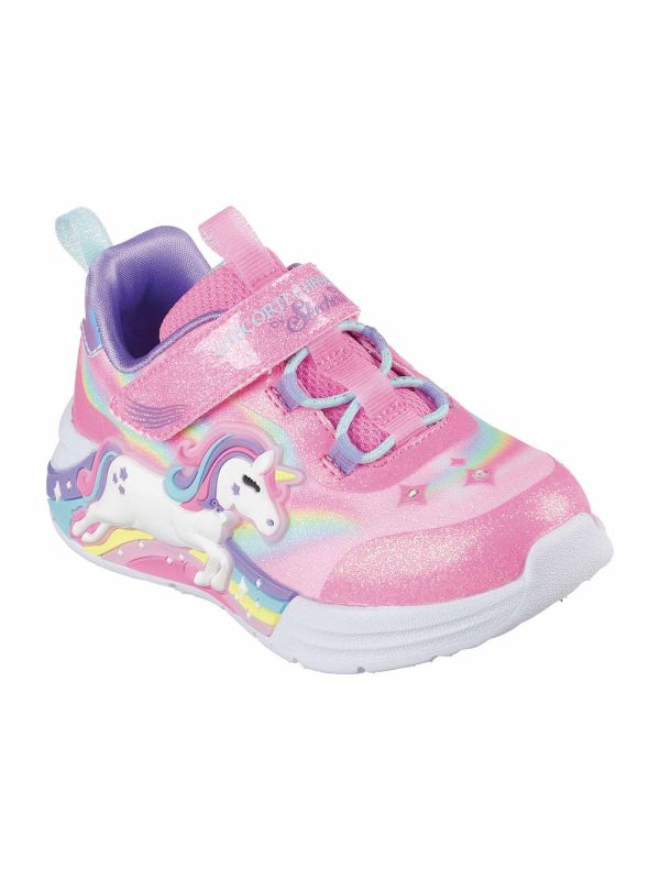 SNEAKERS UNICORN SKECHERS BIMBA ROSA