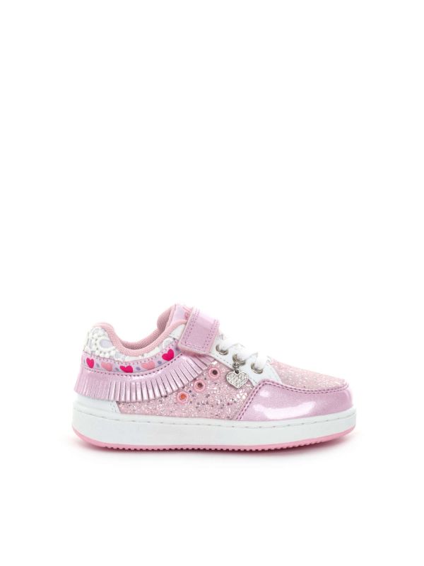 SNEAKERS FRANGETTA MIX CON LUCI LELLI KELLY BAMBINA ROSA