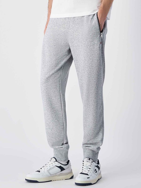 PANTALONE JOGGERS CON ZIP CHAMPION UOMO GRIGIO