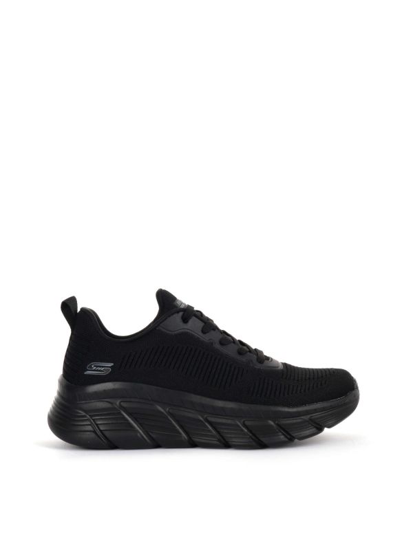 SKECHERS DONNA BOBS B FLEX - NERO